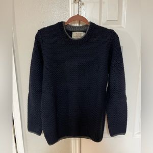 Aran Sweater Market Sweater Small Navy Made in Ireland